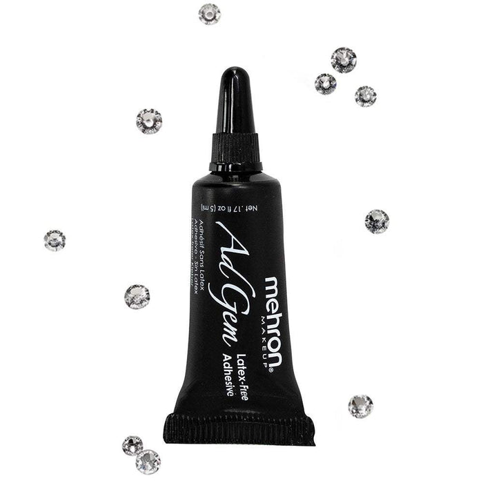 mehron AdGem Latex Free Adhesive - w/12 Rhinestones