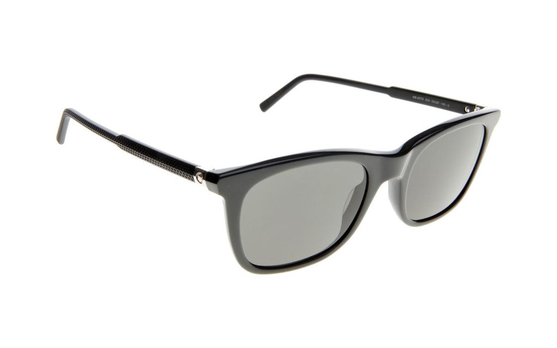 Mont Blanc MB607S 20A - Black-Smoke by Mont Blanc for Men - 53-20-145 mm Sunglasses