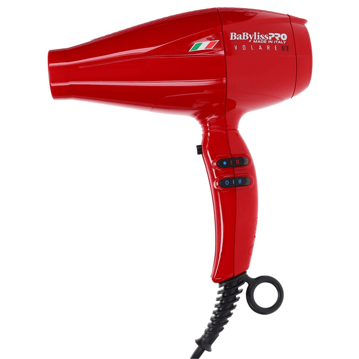 BaBylissPRO Nano Titanium Volare V1 Full-Size Dryer Ferrari-Designed Engine Red OR Black