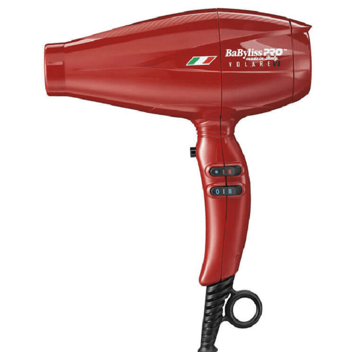 BaBylissPRO Nano Titanium Volare V1 Full-Size Dryer Ferrari-Designed Engine Red OR Black