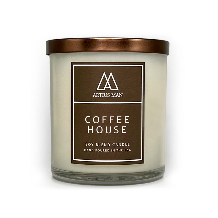 Coffee Scented Candle With Hints Of Vanilla & Hazelnut