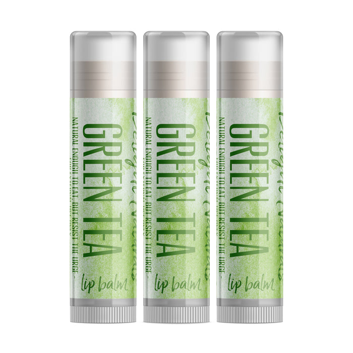Green Tea Lip Balm - Three Pack