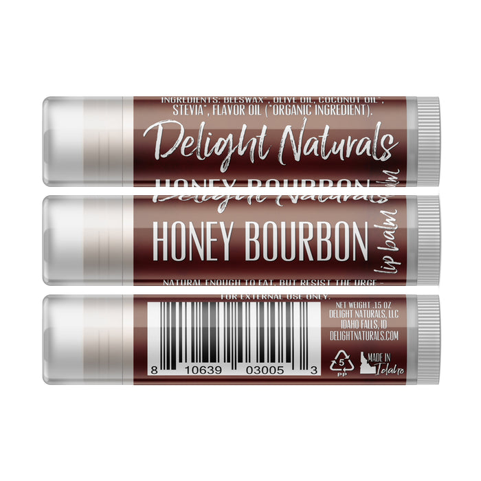 Bálsamo labial Honey Bourbon - Paquete de tres