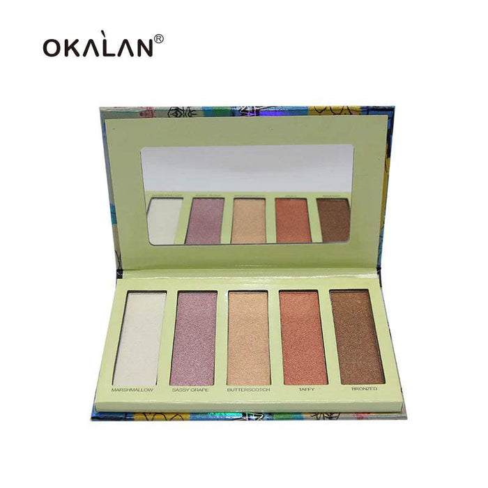 OKALAN Natural Color Dimensional Highlight Palette - Warm