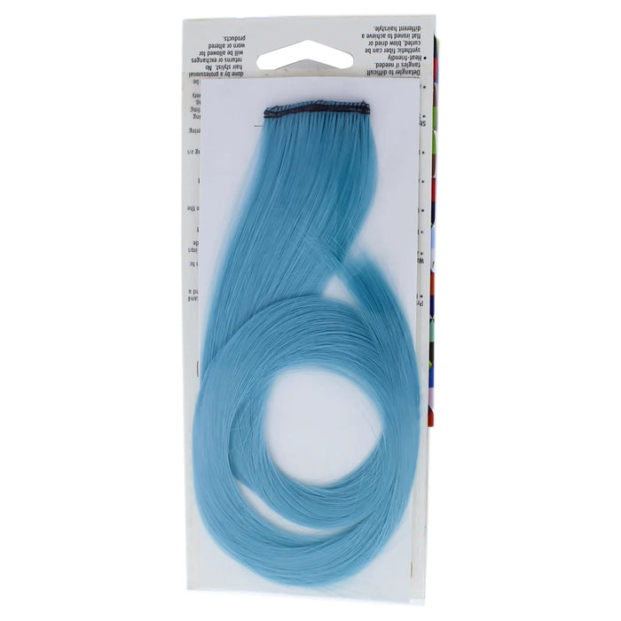 Pop Color Strip Extension - Blue Frosting by Hairdo for Women - 18 Inch Hair Extension