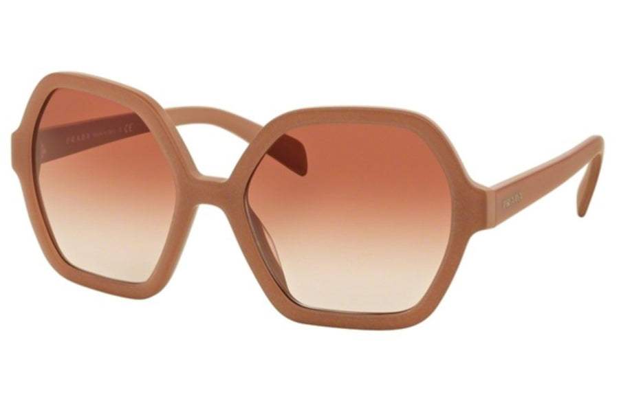 Prada SPR 06S UFF-2F1 - Matte Alluminium Rose-Rose Dégradé par Prada pour Femme - 56-18-135 mm Lunettes de soleil