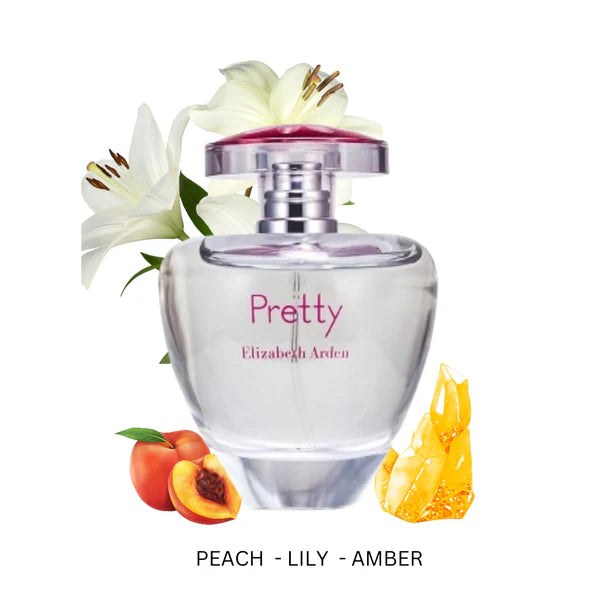 Pretty by Elizabeth Arden pour femme - Spray EDP 3,3 oz (sans boîte)