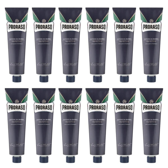 Proraso Shaving Cream in Tube Protective - Blue 5.2 oz - Multipack