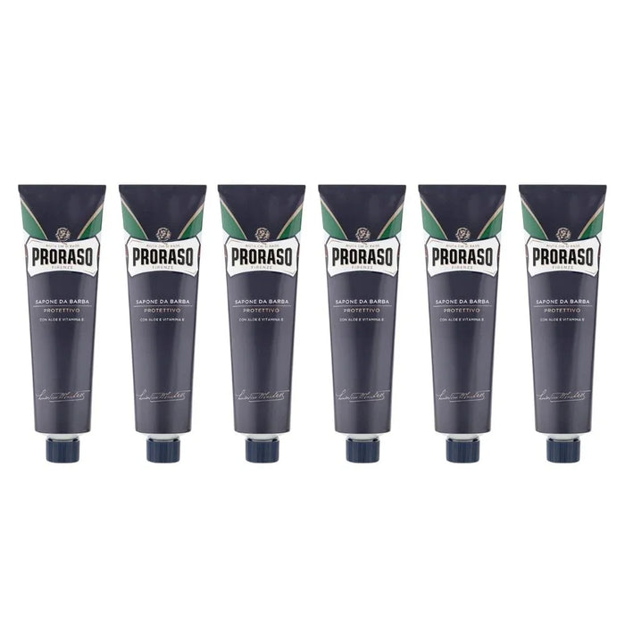Proraso Shaving Cream in Tube Protective - Blue 5.2 oz - Multipack