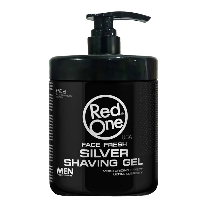 Red One Shaving Gel Silver 33.8 oz / 1000 ml