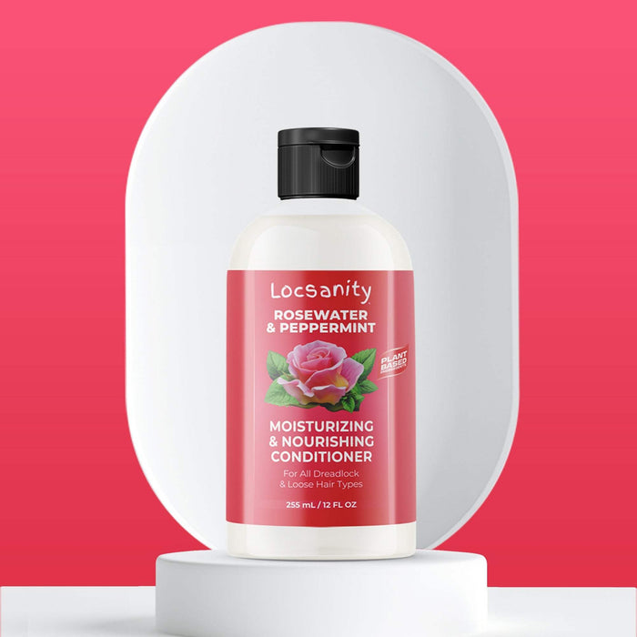 Acondicionador hidratante y nutritivo de agua de rosas y menta