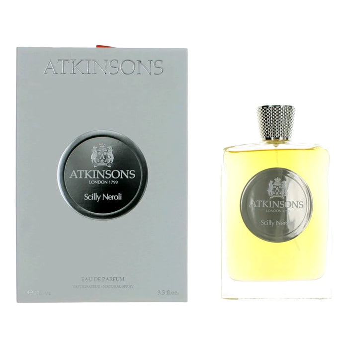 Scilly Neroli d'Atkinsons pour unisexe - Spray EDP de 3,3 oz