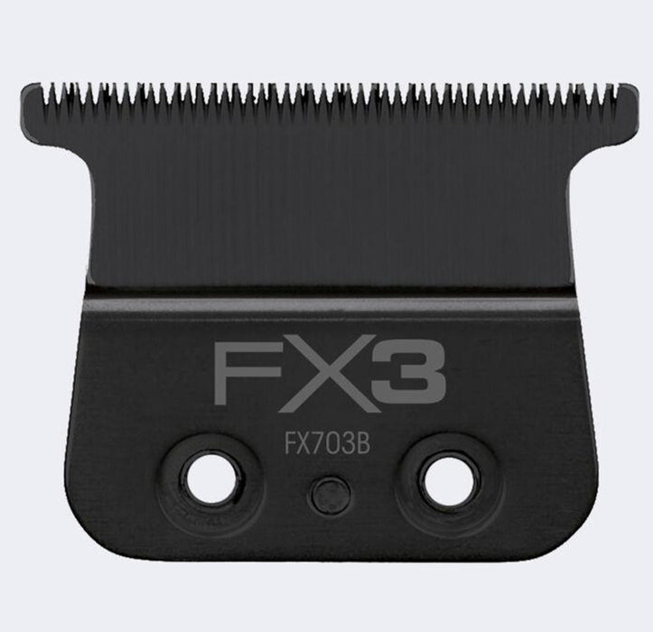 BaBylissPRO FX3 Juego de cuchillas de repuesto negras, cuchilla de desvanecimiento Clipper #FX903B O recortadora de cuchillas en T ultradelgada #FX703B O afeitadora de láminas y cortadores #FXX3RFB O todos juntos