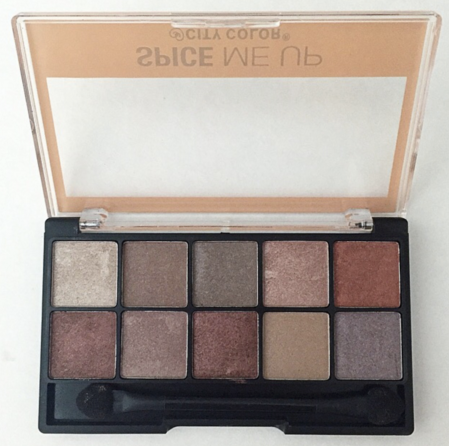 CITY COLOUR Spice Me Up 10 Nuances Palette Vitrine Ensemble 24 Pièces