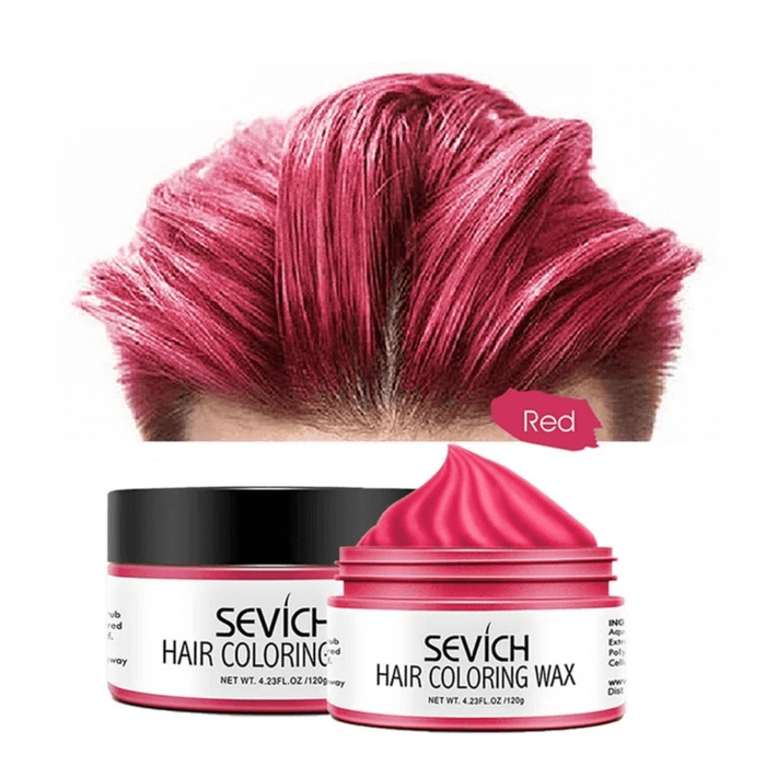 Cera para el cabello de color - Sevich Hair Style Dye Mud, color de cabello natural al instante, ingredientes naturales lavables, temporal 120 g/4.23 FL.Oz