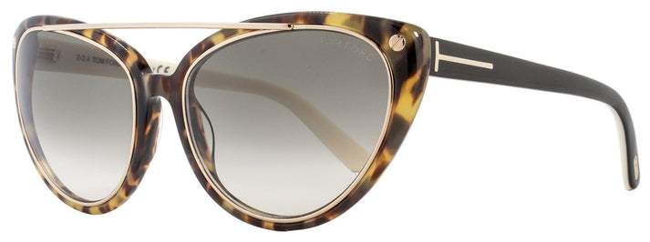 Tom Ford FT0384 Edita 56B - Havana-Smoke Gradient by Tom Ford for Women - 58-18-140 mm Sunglasses