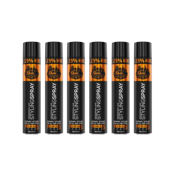 The Shave Factory Hair Styling Spray 16.9 oz Multipack