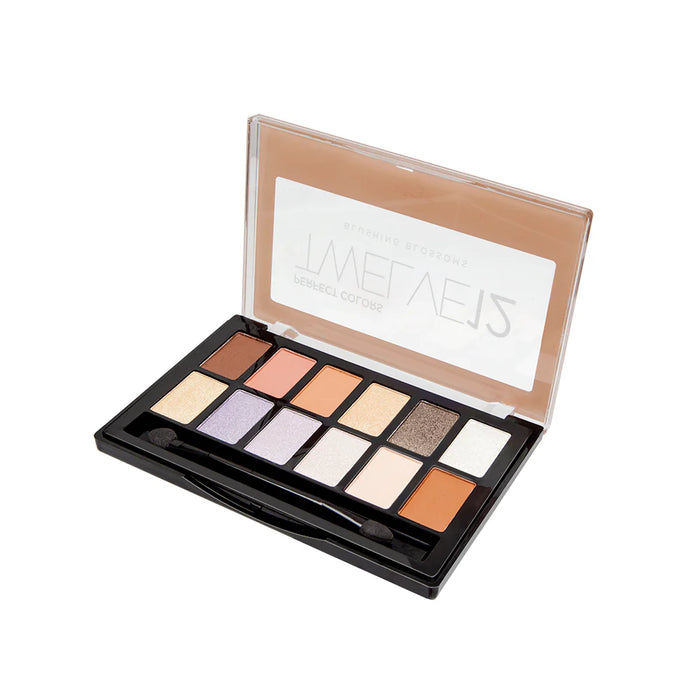 NICKA K Perfect 12 Blushing Blossoms Eyeshadow Palette