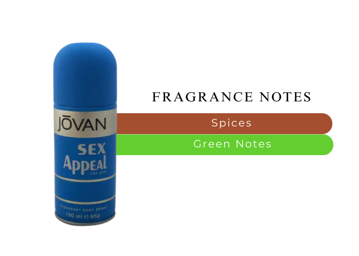 Jovan Sex Appeal de Jovan para hombres - Desodorante en spray de 5 oz