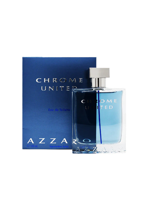 Chrome United par Azzaro pour hommes - Vaporisateur EDT de 3,4 oz