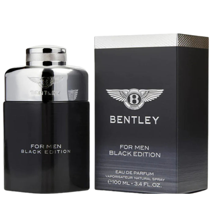 Bentley Black Edition de Bentley pour homme - Vaporisateur EDP de 3,4 oz