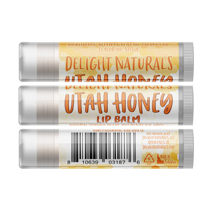 Bálsamo labial Utah Honey - Paquete de tres