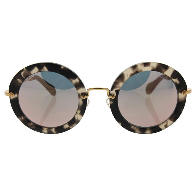 Miu Miu MU 13N UBB-2D2 - Gold Brown-Pink Gold by Miu Miu for Women - 49-26-140 mm Sunglasses