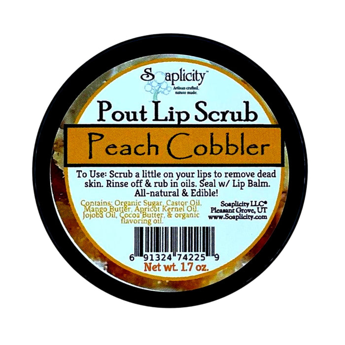 Peach Cobbler Pout Lip Scrub