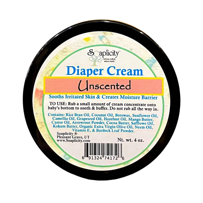 Crema para Pañales con Barrera Hidratante - 100% Natural 