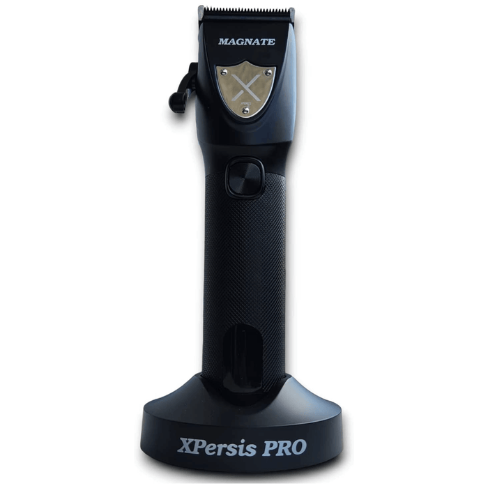 XPERSIS PRO Magnate Barber Tondeuse à cheveux sans fil avec lame décolorée et support de charge