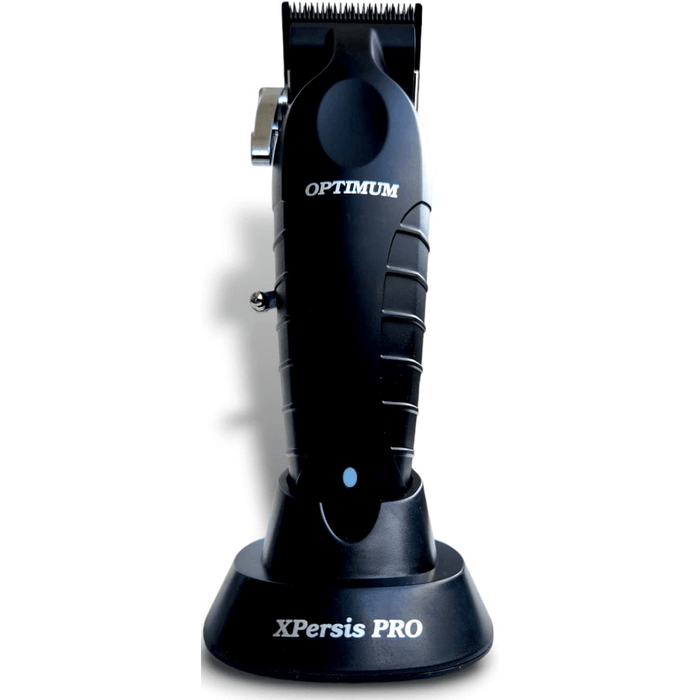 XPERSIS PRO Optimum Barber - Cortapelos inalámbrico con cuchilla cónica y soporte de carga