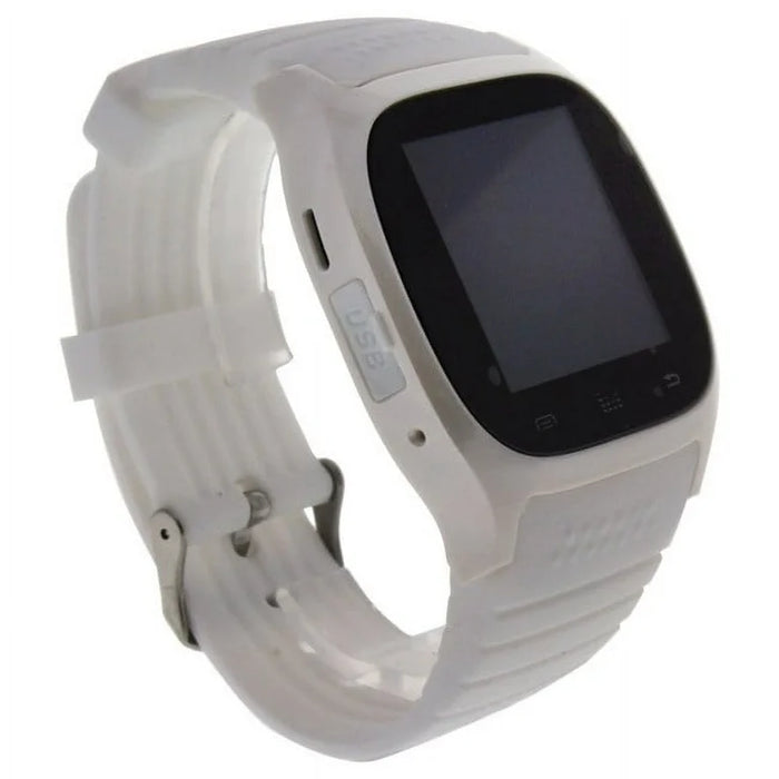 EK-C2 Montre Connectee White Silicone Strap Smart Watch by Eclock for Unisex - 1 Pc Watch