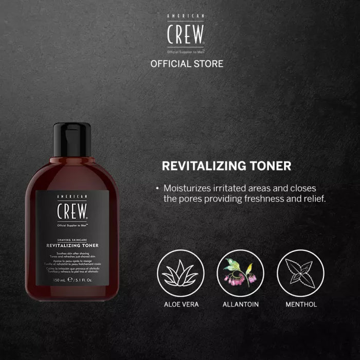 Revitalizing Toner by American Crew for Men - 5.1 oz Aftershave