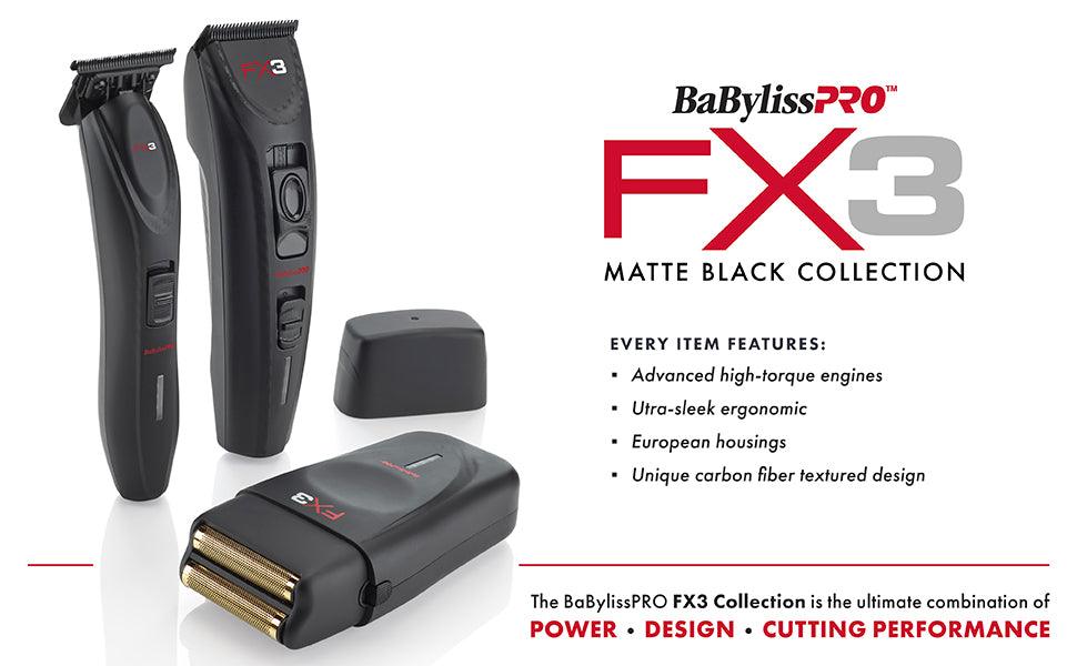 BABYLISS PRO X3 COLLECTION CLIPPER - BLACK BB-FXX3CB - BarberSets