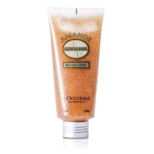 Almond Shower Scrub by LOccitane for Unisex - 6.7 oz Scrub