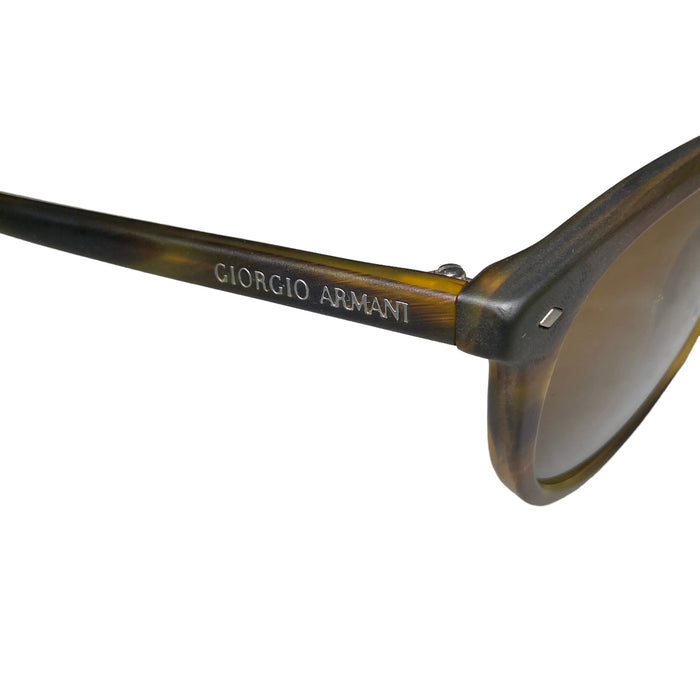 Giorgio Armani AR 8060 5404-53 Frames of Life - Striped Matte Light Brown-Brown by Giorgio Armani for Unisex - 50-21-145 mm Sunglasses