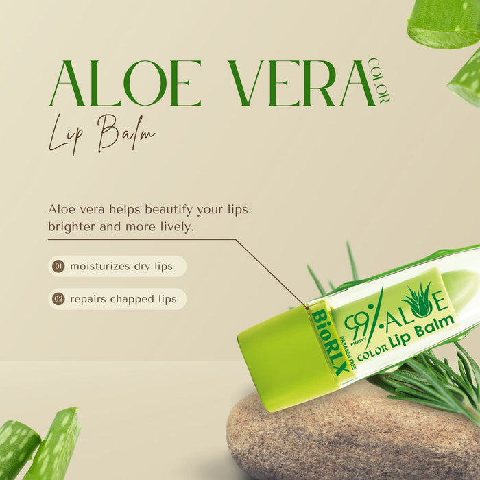 BioRLX 99% Purity Aloe Vera Color Up Lip Balm