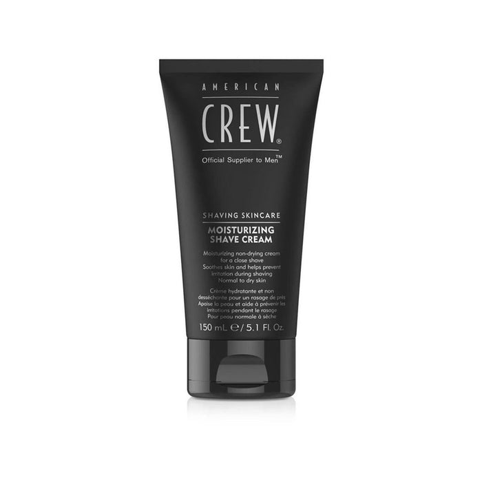 Crema de afeitar hidratante de American Crew para hombres - Crema de afeitar de 5.1 oz