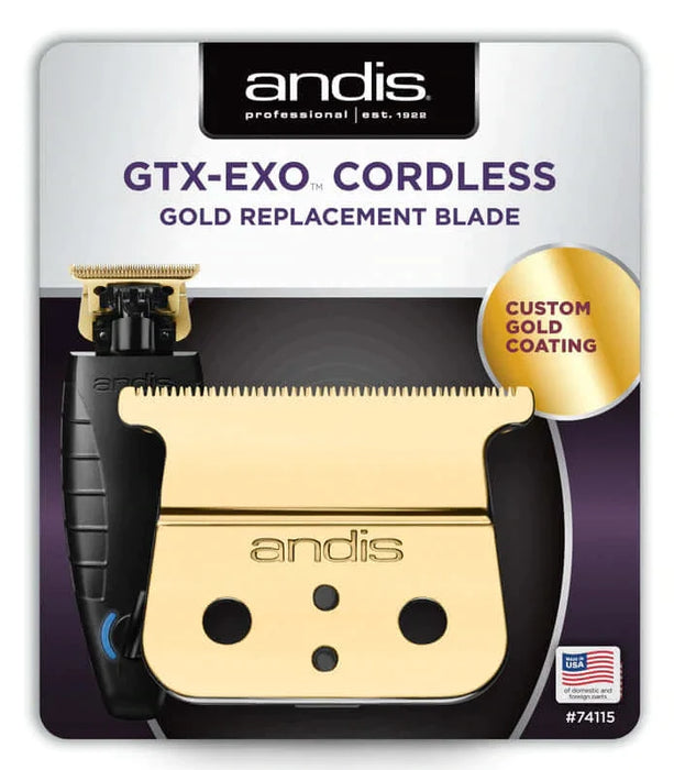 ANDIS Gold Shallow-Tooth T-Blade
