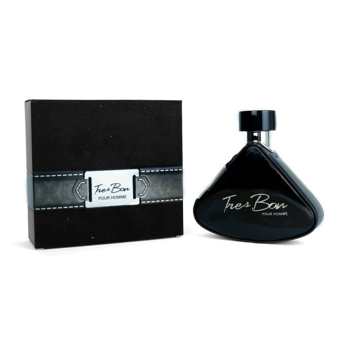 Tres Bon d'Armaf pour hommes - Coffret 4 pièces Spray EDT 3,4 oz, Gel douche 3,4 oz, Spray corporel 1,7 oz, Shampoing 8,4 oz