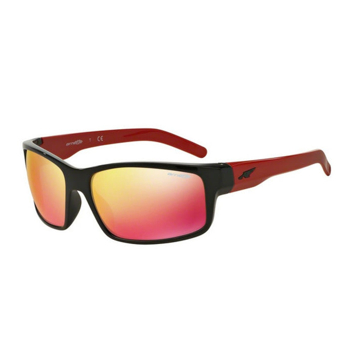 Arnette AN 4202 2367-6Q Fastball - Noir-Rouge par Arnette pour Homme - 62-16-135 mm Lunettes de soleil