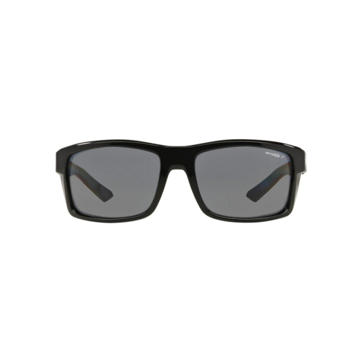 Arnette AN 4216 41-81 Corner Man - Noir Brillant-Gris Polarisé par Arnette pour Homme - 61-18-120 mm Lunettes de soleil