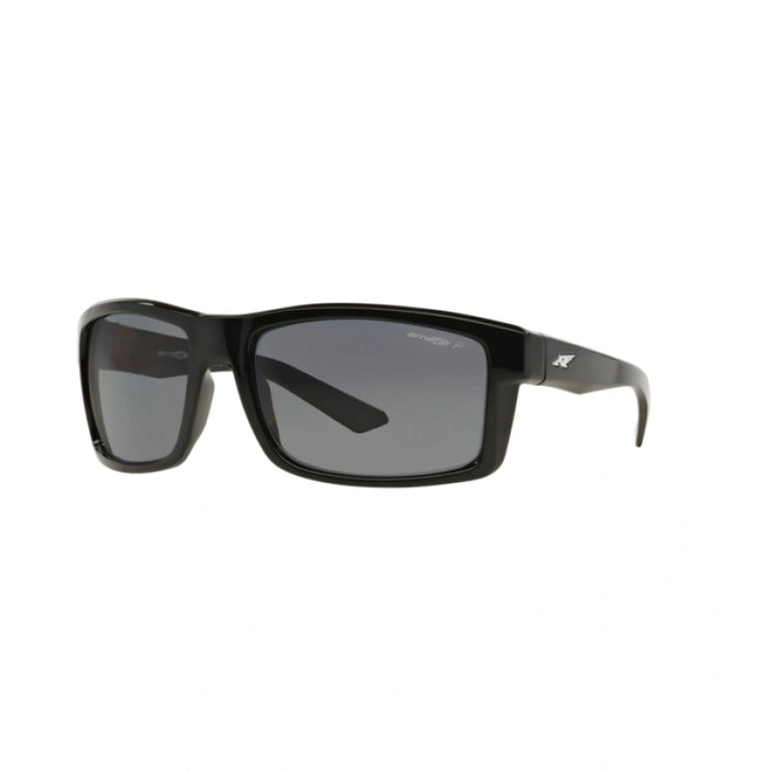 Arnette AN 4216 41-81 Corner Man - Noir Brillant-Gris Polarisé par Arnette pour Homme - 61-18-120 mm Lunettes de soleil