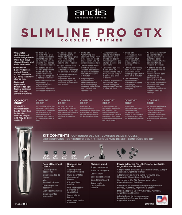 Andis Slimline Pro GTX Trimmer