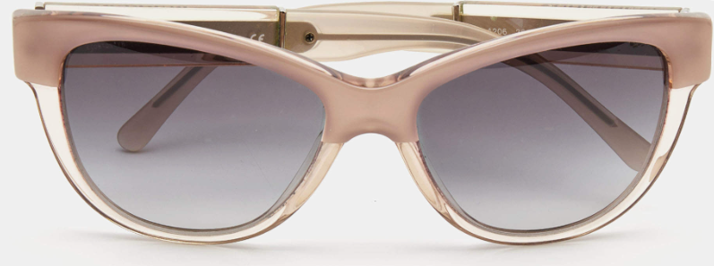 Burberry BE4206 3560-8G - Top Opal Nude On Nude-Grey Gradient de Burberry pour Femme - 55-17-140 mm Lunettes de soleil