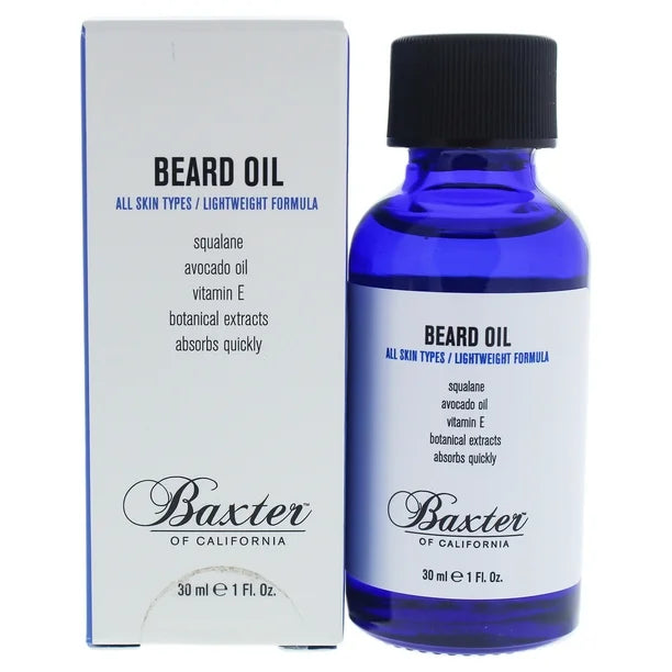 Aceite para barba de Baxter Of California para hombres - 1 oz de aceite