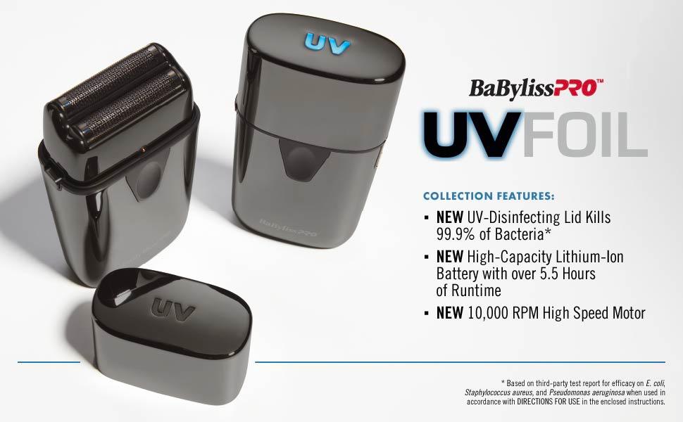 Babyliss Pro Uv Single Foil Shaver BB-FXLFS1 - BarberSets