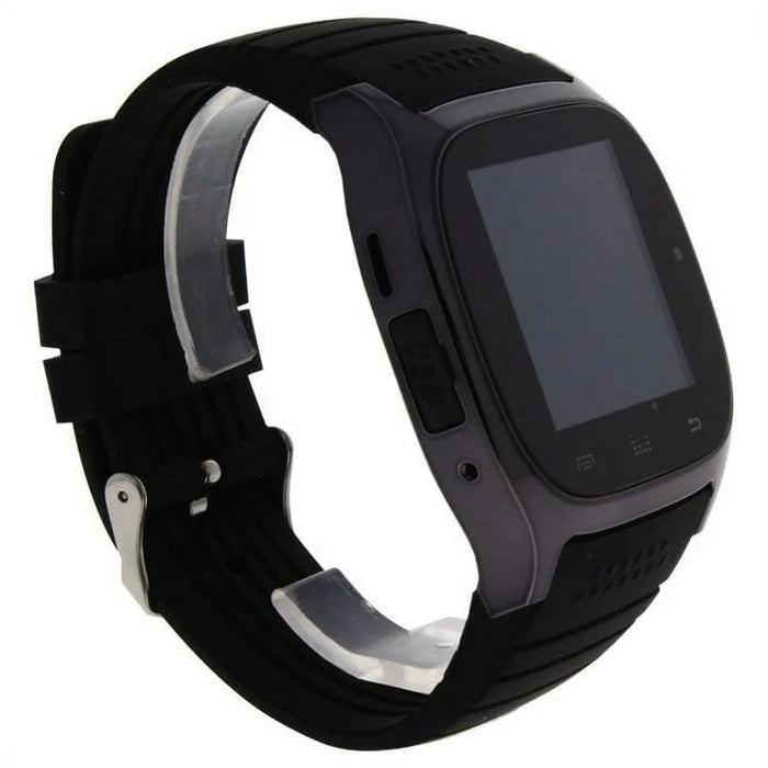 EK-C1 Montre Connectee Black Silicone Strap Smart Watch by Eclock for Unisex - 1 Pc Watch