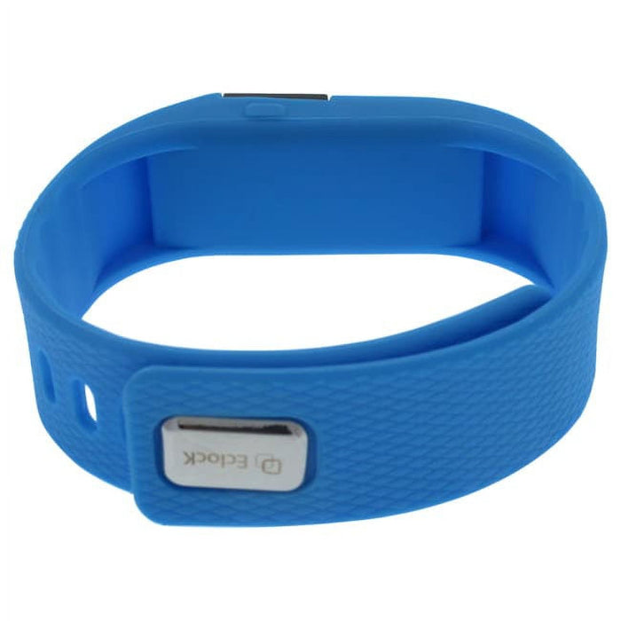 EK-H4 Health Sports Blue Silicone Bracelet by Eclock for Unisex - 1 Pc Bracelet