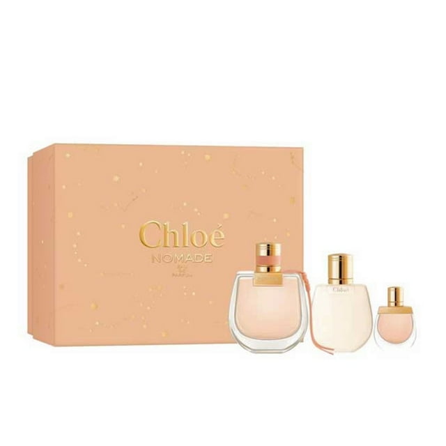 Nomade by Chloe for Women - 3 Pc Gift Set 2.5oz EDP Spray, 5ml EDP Splash, 3.4oz Body Lotion